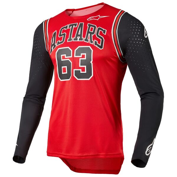 Camisola Alpinestars Techstar Acumen Red/Blk/Wht