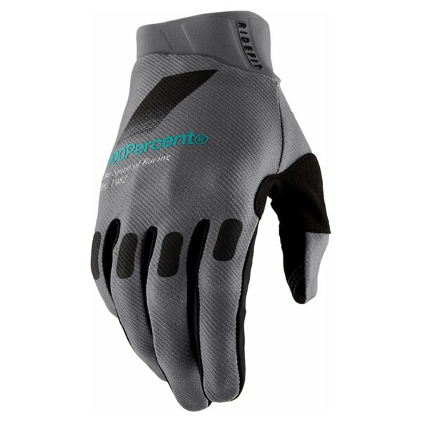 Luvas 100% RIDEFIT PETROL Gray/Blk