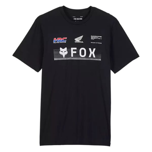T-Shirt FOX X HONDA Black