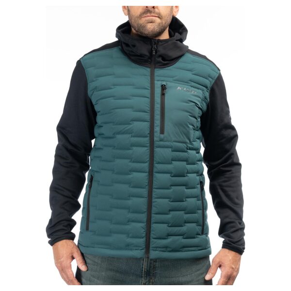 Casaco KLIM Boulder Stretch Down Hybrid Drk Sea/Black