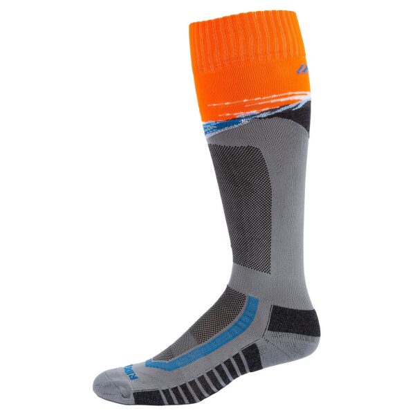 Meias KLIM Vented Twoually/Monument/Strike Orange