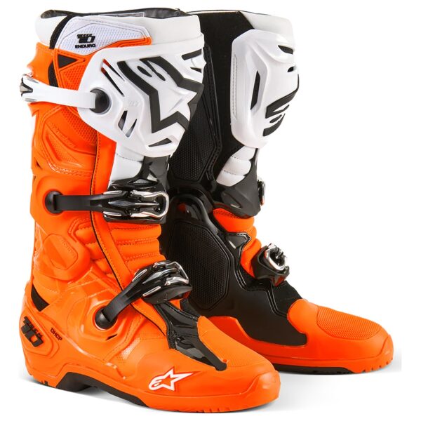 Botas Alpinestars Tech10 Enduro Orange/White