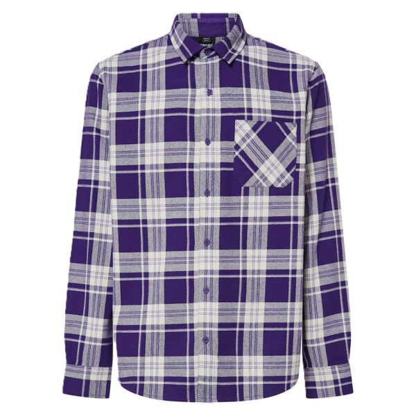 Camisa Oakley Podium Plaid Deep Amethyst/Mist