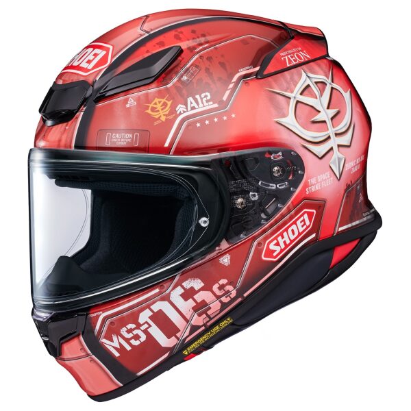 Capacete SHOEI NXR2 MS-06C-6 CHAR'S ZAKU II TC-1
