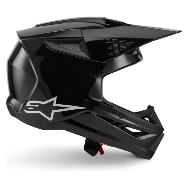 Capacete Alpinestars S-M3 SOLID Black