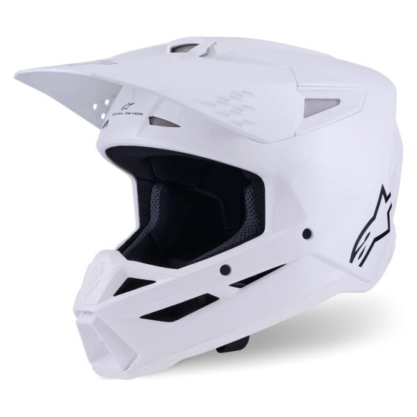 Capacete Alpinestars S-M3 SOLID White