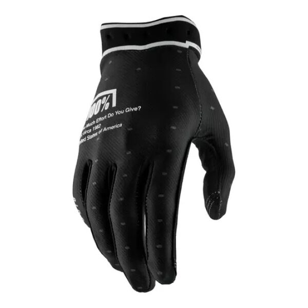 Luvas 100% RIDEFIT Black