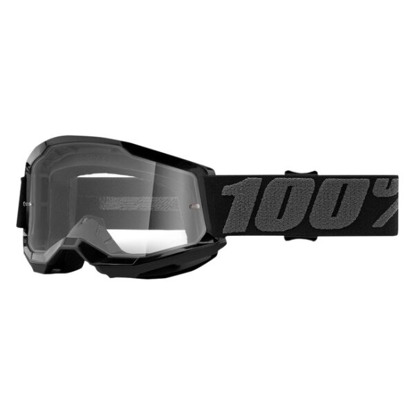 Oculos 100% STRATA Kids Black - Clear Lens