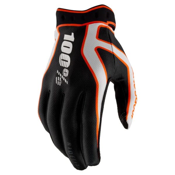 Luvas 100% RIDEFIT Grey/Black