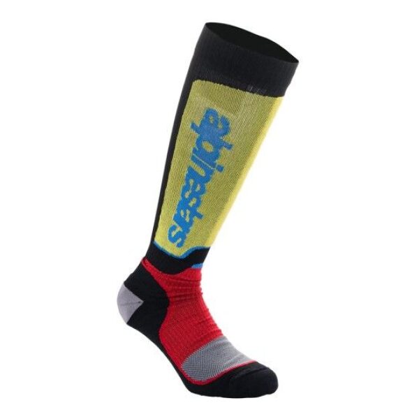 Meias Alpinestars MX PLUS Blk/Red/Blue