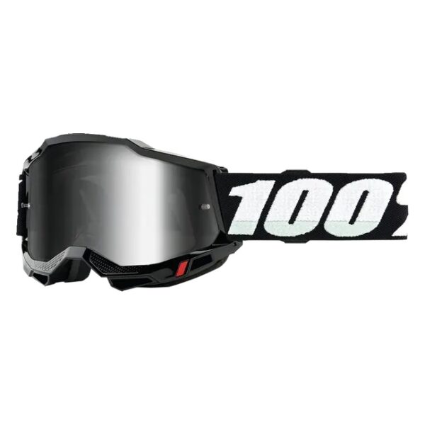 Oculos 100% ACCURI Kids Black - Silver Mirror Lens